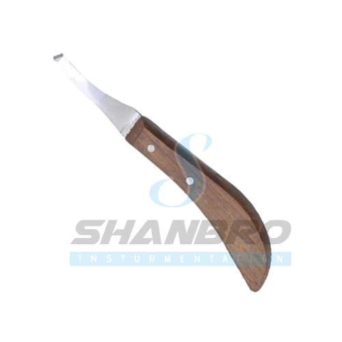 Hoof knife Curved Left for Horses