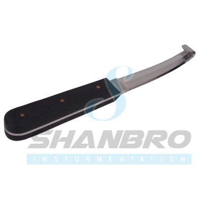 Hoof knife double edge blade stratight