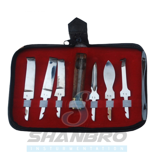 Hoof knife set of six