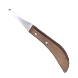 Hoof knife Curved Left for Horses